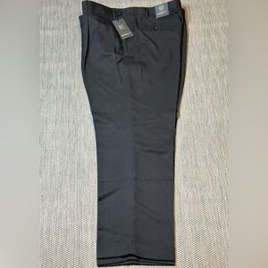 New GS Performance Black/Grey Dress Pants w/Waist Expander & Cuffed Legs Size 50